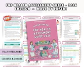 FNP Health Assessment Study Guide, Family Nurse Practitioner Notes, Hyperlinked 2026 (PDF Download)