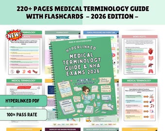 Medical Terminology Study Guide, Prefixes, Suffixes, Abbreviations, EMS Cheat Sheet, Basic Medical Terms, Paramedic Study Guide Printable