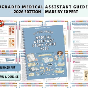 Guida di studio per Assistente Medico, oltre 70 argomenti, 2026 (con collegamenti ipertestuali, download digitale)