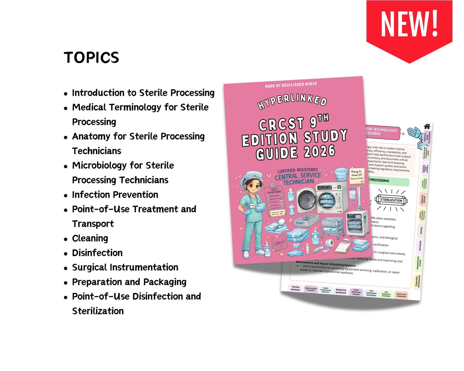 Spd Instruments Printable Sterile Processing Study Guide, CRCST & CBSPD Tech Notes, 9th Edition ...