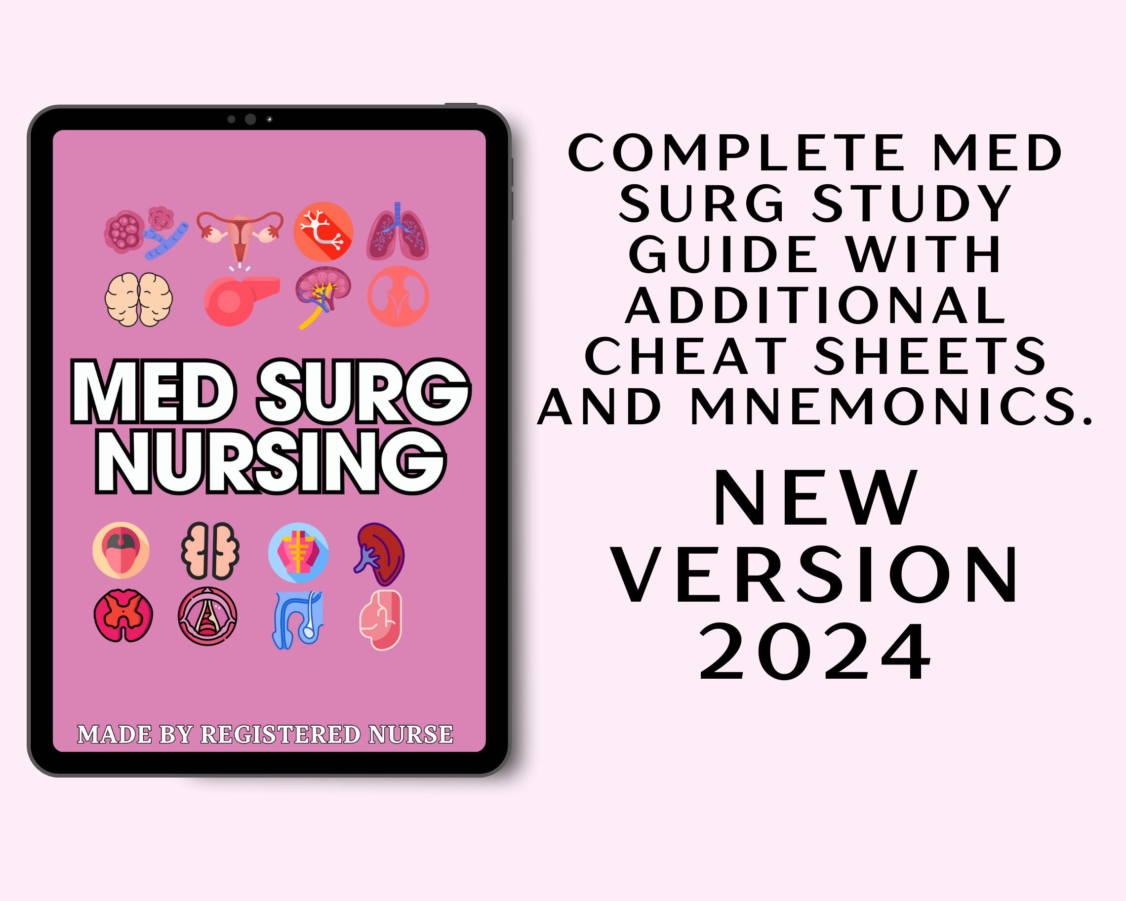 Med-surg Study Bundle 2025, Nursing Study Guide, Med Surg Notes ...