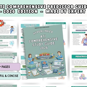 ATI:s omfattande studieguide, 395+ sidor, uppdatering 2026 (digital nedladdning)