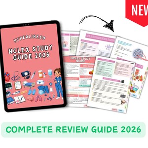 2026 Next Gen NCLEX Study Guide, Hyperlinked NEW Colorful & Concise (PDF Download) image 8