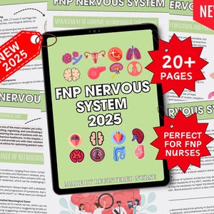 FNP Nervous System, Fnp, Nurse Practitioner Clinical Guide and Reference/Notes, Guidelines & Resources, Reference NP/RN, fnp study guide