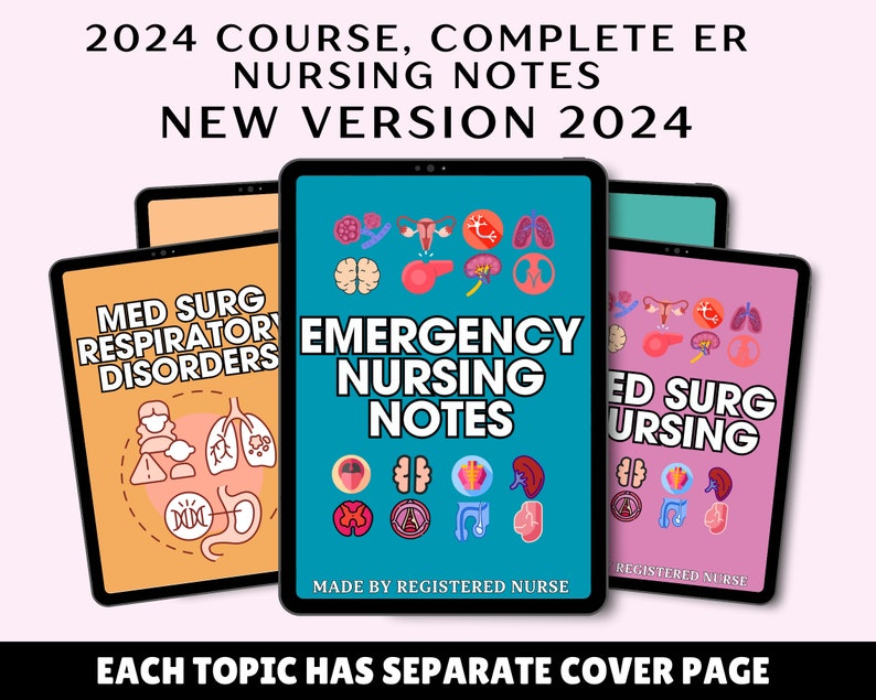 Comprehensive Nursing School Bundle With Hyperlinked | Study Guide ...