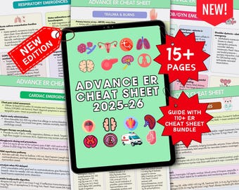 Plus de 110 aide-mémoire pour les urgences, Soins infirmiers en soins intensifs, Guide d'étude en soins intensifs, Guide d'étude en soins infirmiers, Notes pour l'école d'infirmières, Soins infirmiers d'urgence Édition 2025