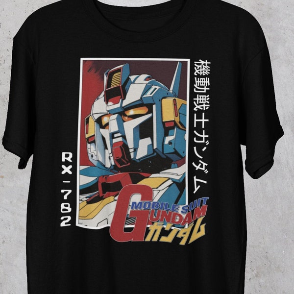 Gundam Mobile Suit Tshirt | RX-78-2, Iconic Mecha, Manga Robot, Gundam Wing, anime series, manga, jumper, sweater, shirt