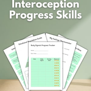 SEN Interoception Toolkit | Body Awareness & Emotional Regulation Activities | Autism Support Printable