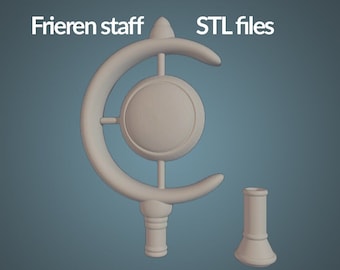 Frieren Magic Staff 3D printing files