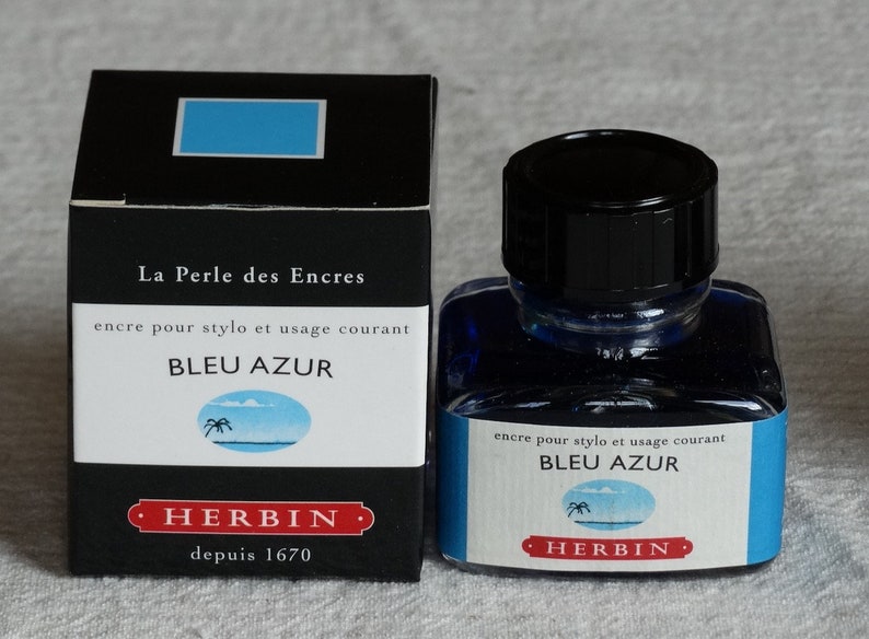 J Jacques Herbin Tinte 30 ml Bleu Azur Bild 1