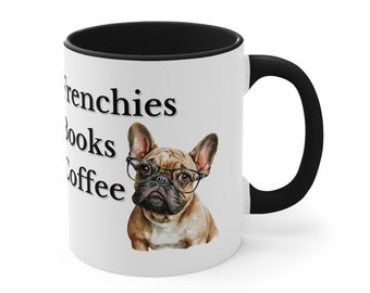 Handmade French Bulldog Coffee Mug, Personalized Frenchie Gift