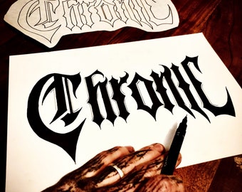 CHRONIC GOTHIC SCRIPT