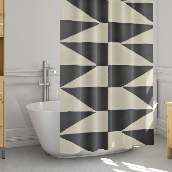 Retro Shower Curtain Etsy