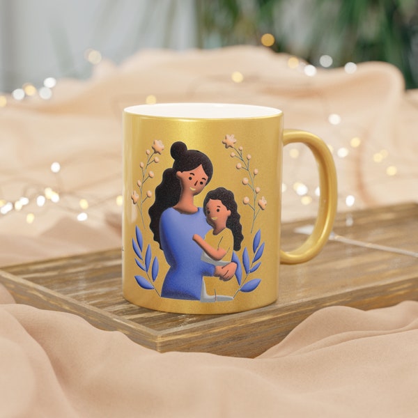 Mother Gift Mug - Mother's Day Mug - Mom's Team - Unique and Personalized Gift for Mom's Birthday or Day