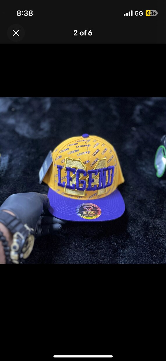 Kobe Bryant Legend 24 SnapBack Hat - image 2