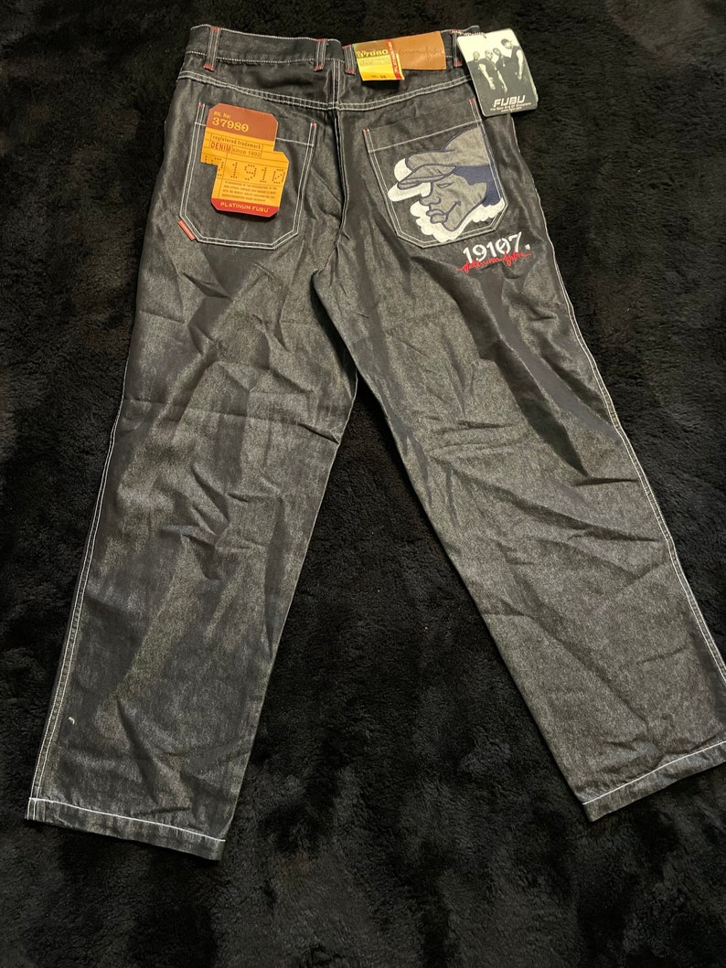 Vintage Platinum Fubu Jeans image 6