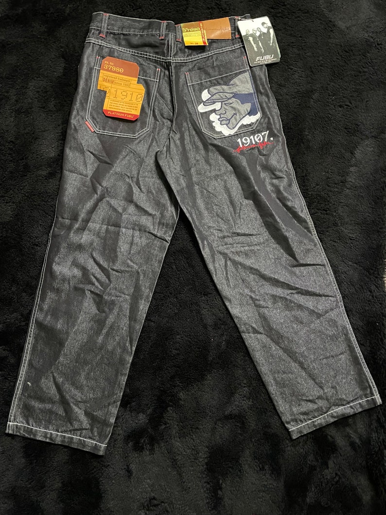 Vintage Platinum Fubu Jeans image 7