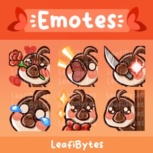 Cute Funny Canadian Goose Emotes | Twitch/Discord | Bundle of 6