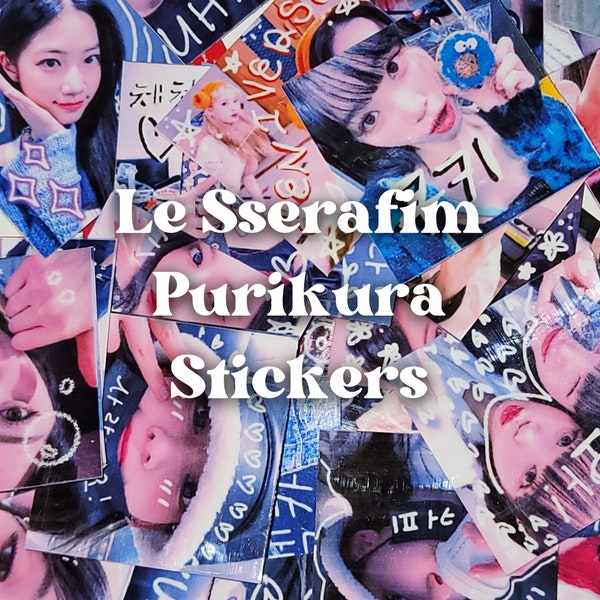 Lessrafim Stickers Le Sserafim Stickers - Etsy