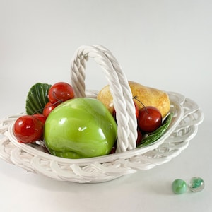 Italian Porcelain Fruit Bowl - Etsy