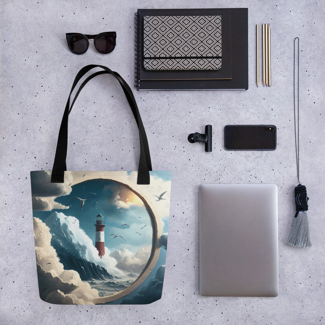 Lighthouse Tote Bag - Etsy