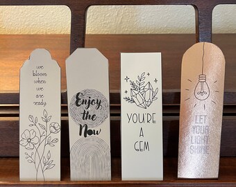 Boho Vibes Printable Bookmarks