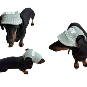 Patrón de costura en PDF para gorras de perro salchicha y otras razas similares. Gorra para perro salchicha. Gorra para perro. Descarga imprimible instantánea.