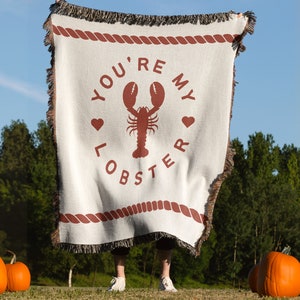 My Lobster Blanket, Friend Gift for Birthday, Funny Anniversary Gifts for Her for Him, Lobster Gifts, Funny Blanket Gift, Sea Theme Lobster