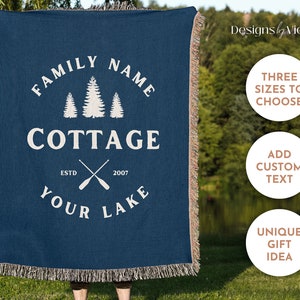 Custom Cottage Decor, Personalized Cottage Gift, Thank You Gift for Hospitality, Custom Cottage Gifts, Housewarming Gift for Lake House