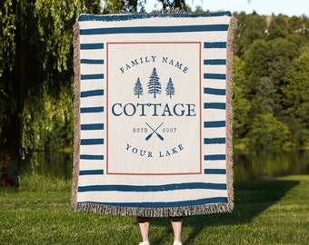 Custom Cottage Decor, Personalized Cottage Gift, Thank You Gift for Hospitality, Custom Cottage Gifts, Housewarming Gift for Lake House