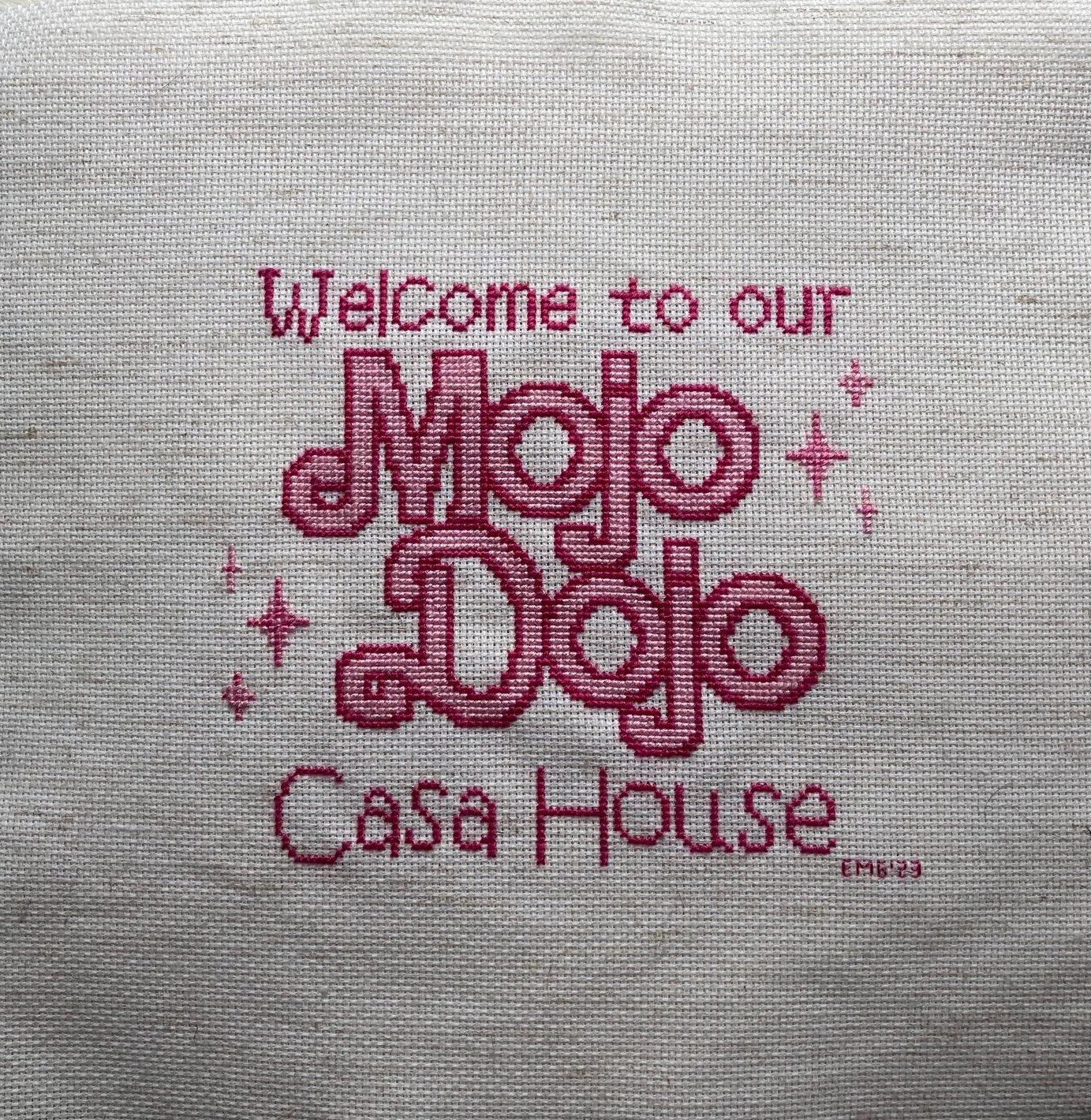 Mojo Dojo Casa House Cross Stitch Pattern Mojo Dojo Casa House Quote, Ken,  Bonus welcome to Our Version Included PDF Instant Download 
