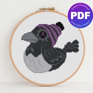 Goth, Emo Crow - Corvo gotico ispirato ai droni assassini Uzi - PDF Download immediato