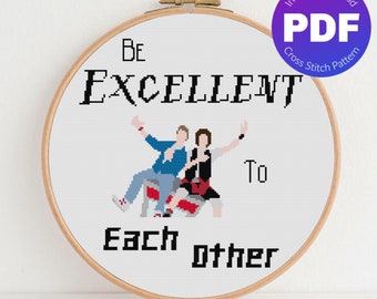 Time Travel Cross Stitch Pattern - Quote - PDF Instant Download