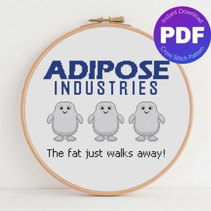 Sci-Fi Cross Stitch Pattern - Funny Quote - PDF Instant Download