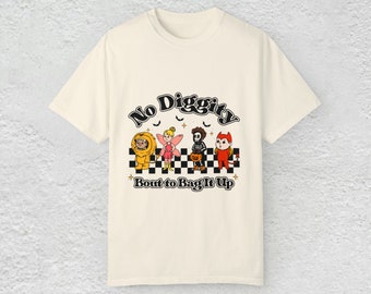 No Diggity Bout To Bag It Up: Funny Halloween T-shirt, Fall T-shirt, Halloween Shirts