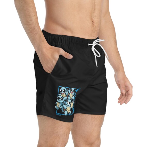 🌊Summer🌊 Muscle Hawaiian Swim Trunks (Black) - Roblox