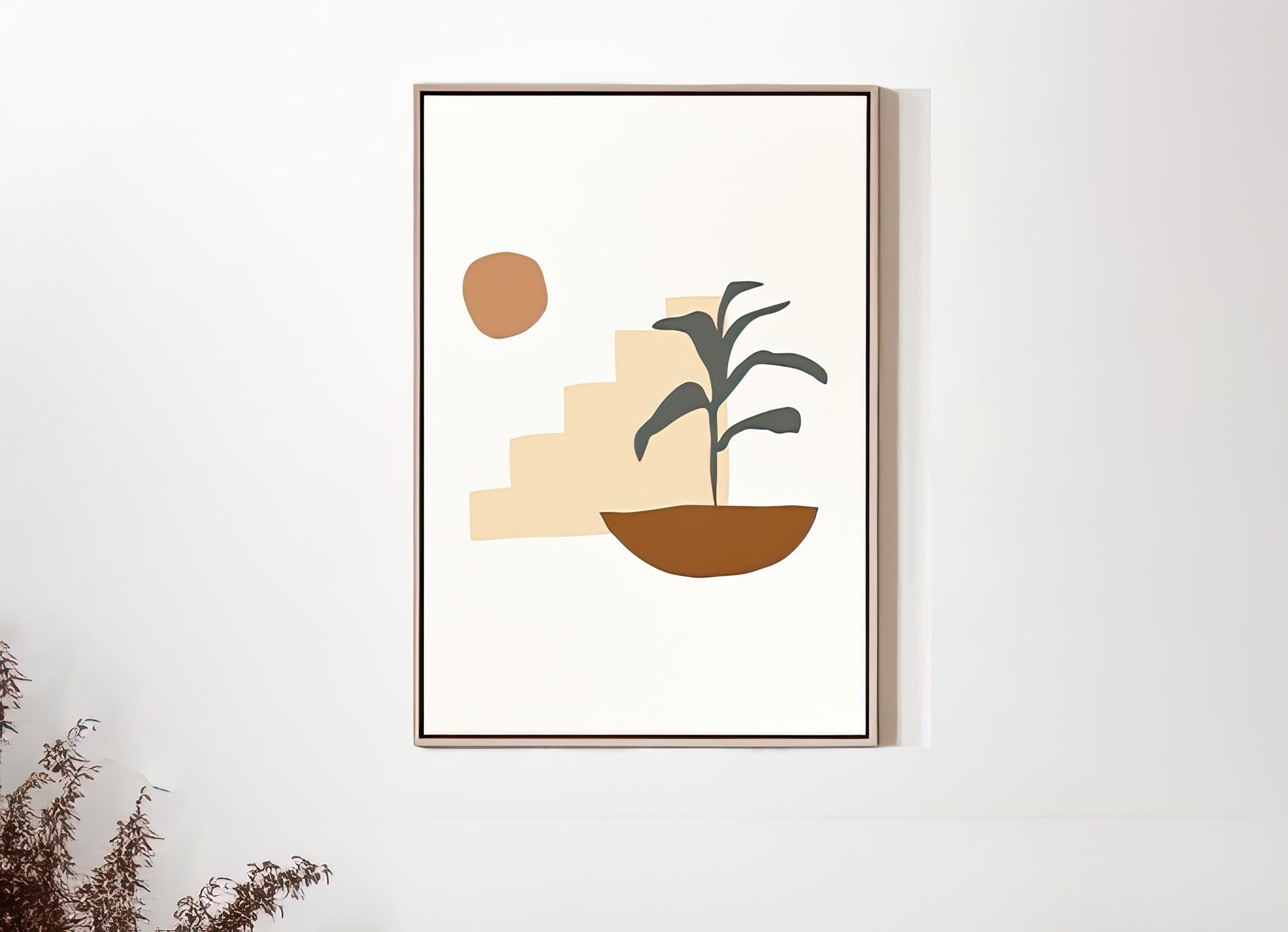 Modern Boho Wall Art, Wall Art Gallery Set, 3 Set Print, Neutral Tones ...