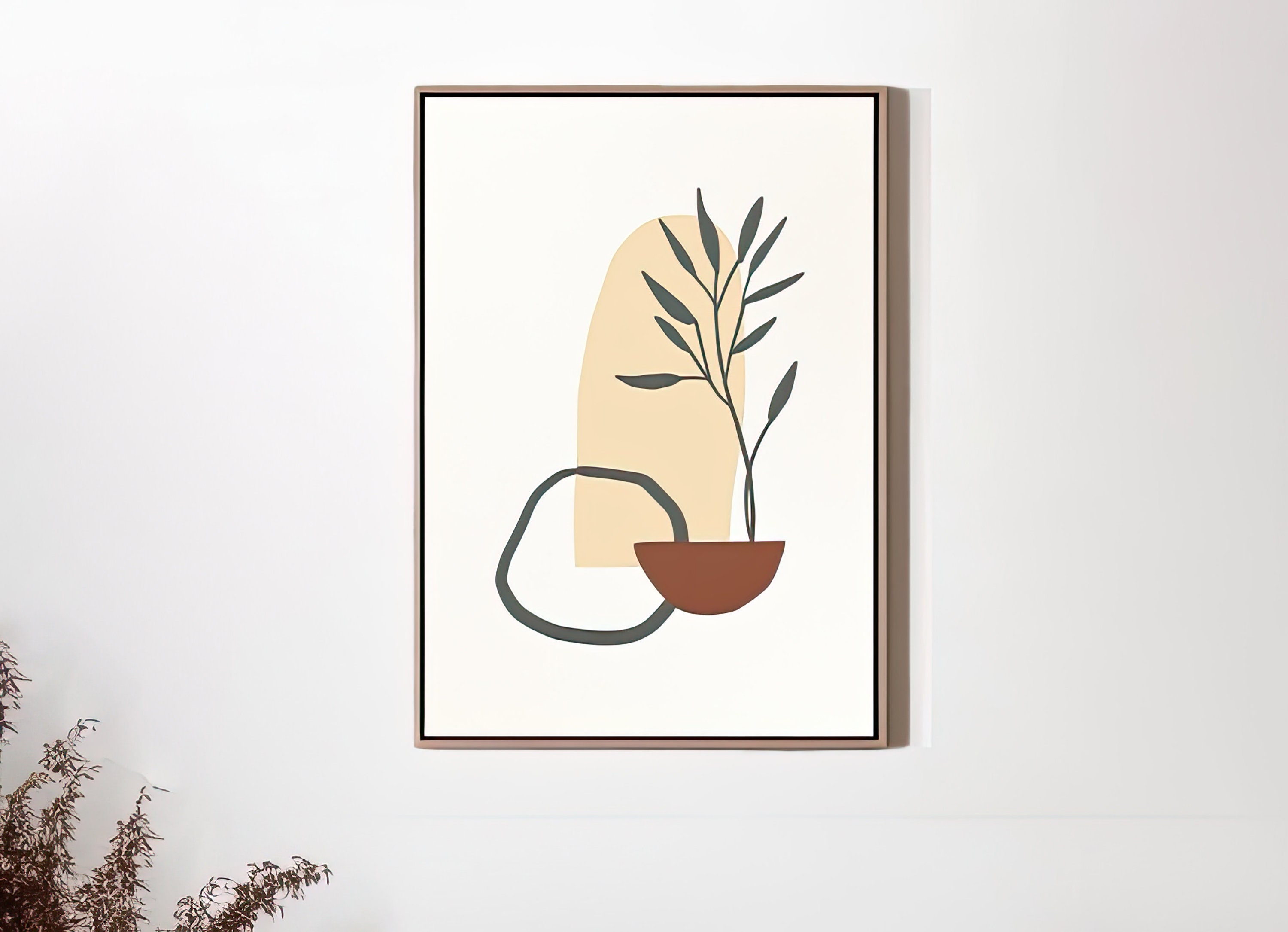 Modern Boho Wall Art, Wall Art Gallery Set, 3 Set Print, Neutral Tones ...