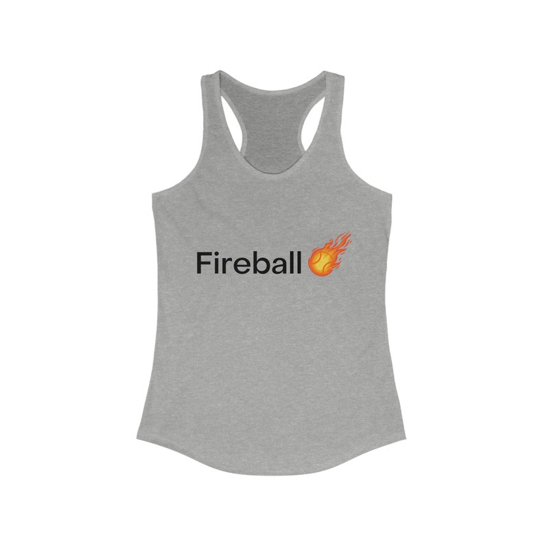 Women's Ideal Racerback Fireball Tank image 3