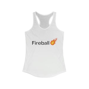 Women's Ideal Racerback Fireball Tank image 1