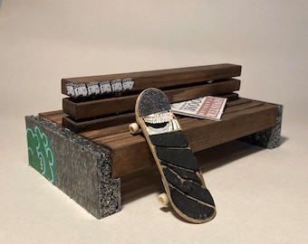 SF#0025: BOGOF BENCH - Made To Order Version - Realistic Fingerboard Street Obstacle