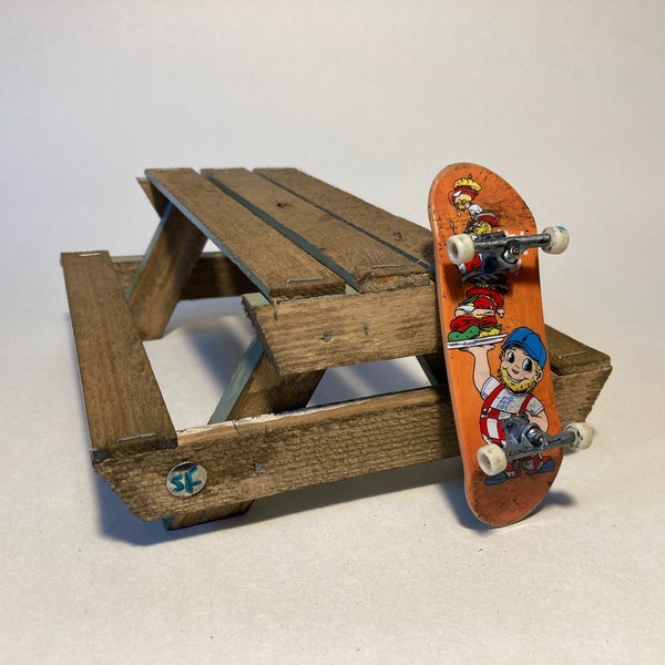 SF#0002: PICNIC BENCH - Realistic Fingerboard Obstacle - Made To Order Version