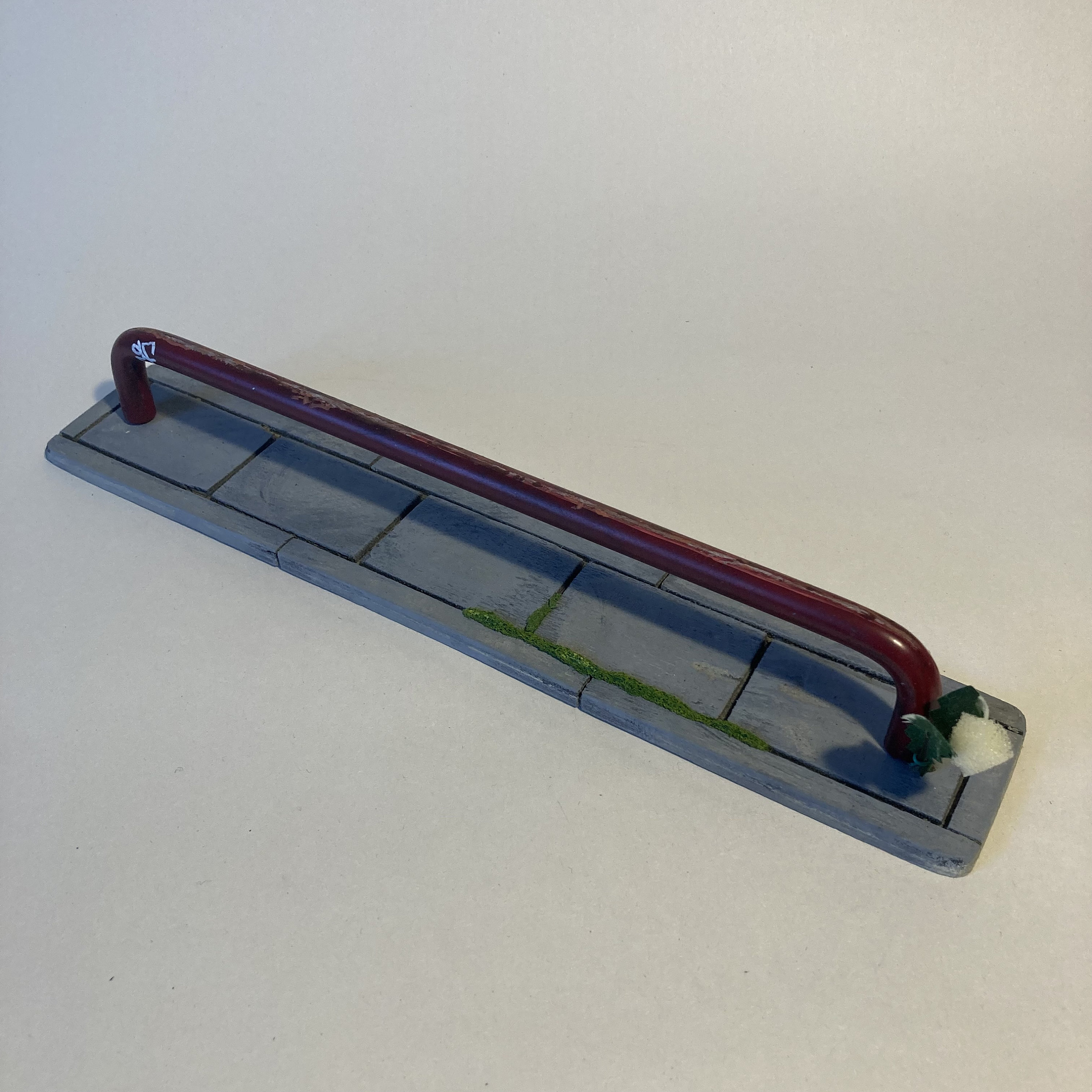 SF0011: GNAR BAR Realistic Fingerboard Street Obstacle Made to Order