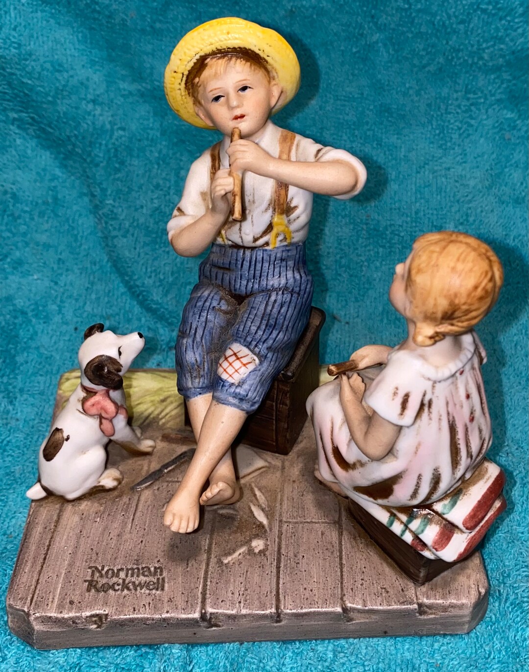 Vintage NORMAN ROCKWELL Figurine - the Music Master - Etsy