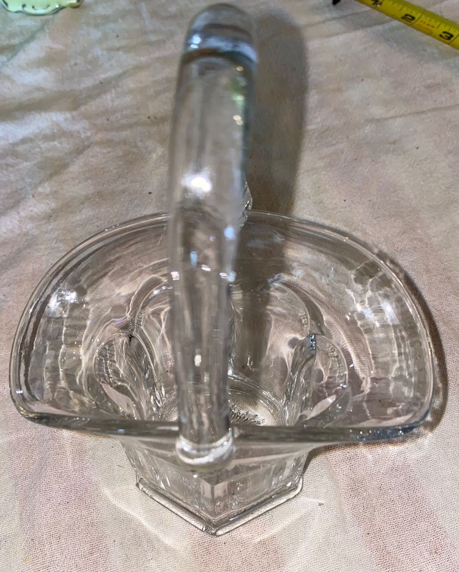 Antique Colonial Panel Pattern Glass Basket EAPG Vase - Etsy