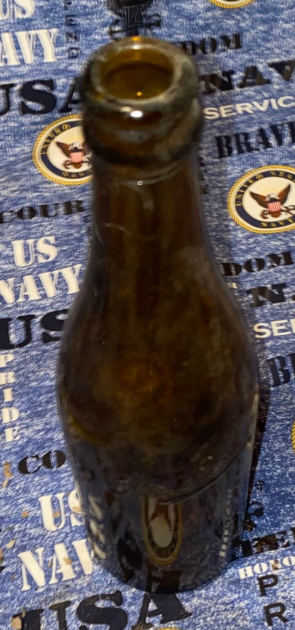 Rare 1930’s American Brewing Co amber bottle 13 1/2 ounces Rochester NY crown top Beer Bottle