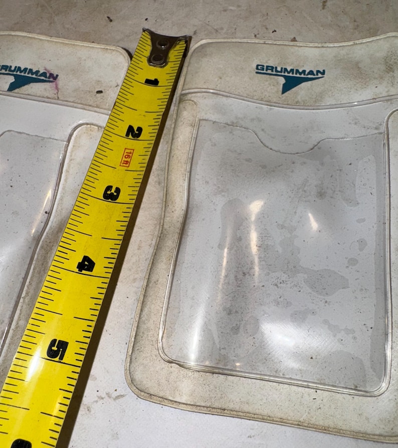 Vintage UNCOMMON NASA GRUMMAN Employee Engineers Pocket Protector Pair ...