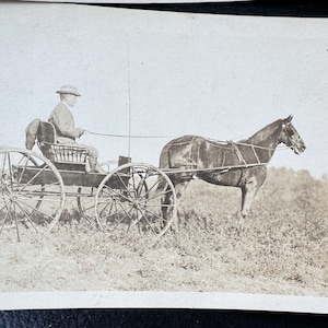 vintage rppc real photo post cards horses wagons and school photo Clarington Ohio area
