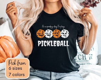 Funny Halloween Pickleball shirt, Pickleball spooky tshirt, Funny Halloween Pickleball t-shirt, Funny Womens Pickleball Halloween T shirt