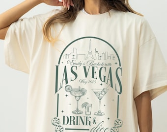 Personalized Las Vegas Bachelorette Shirts, Retro Casino Bachelorette Party Shirt, Custom Name Social Club Shirt, Bridesmaid Girls Trip Gift